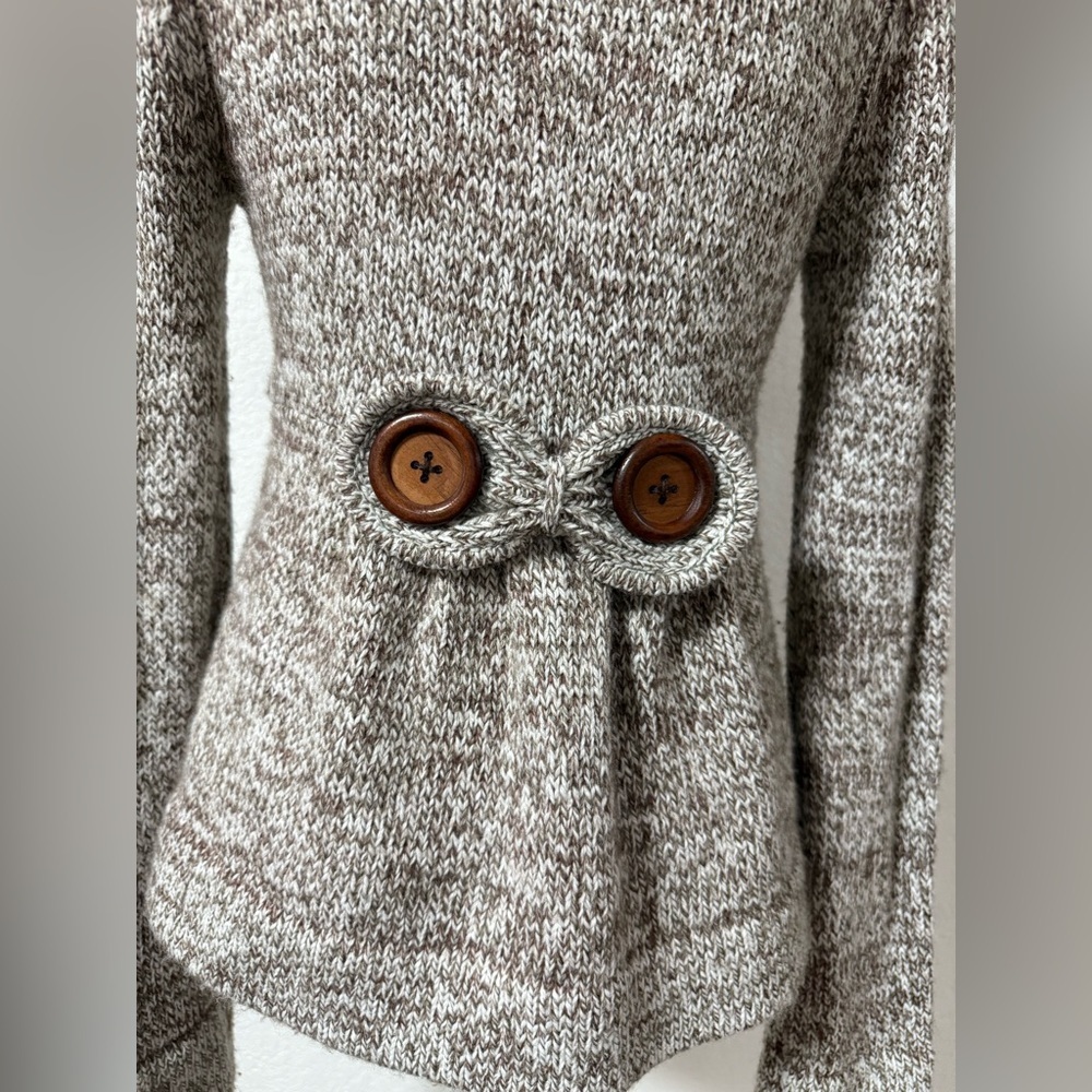 IN STITCHES Cozy Knit Cardigan with Button Size M